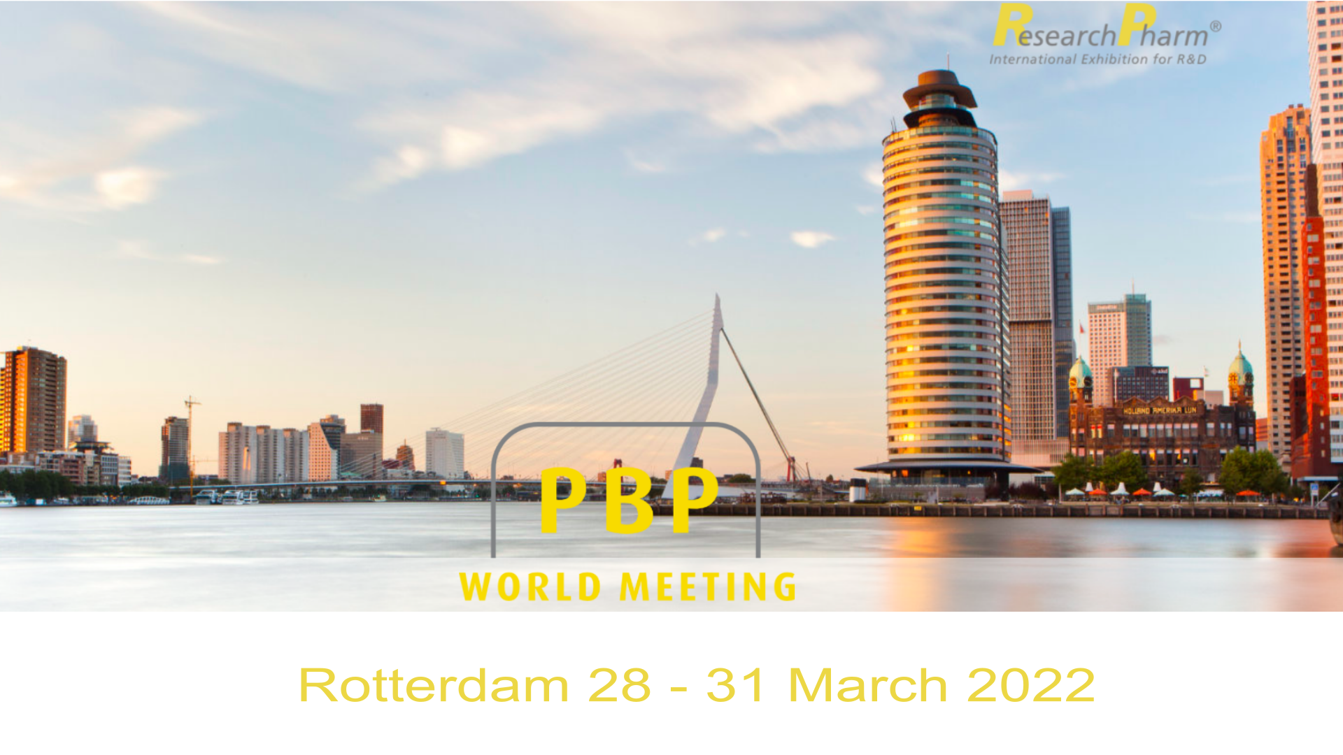 Meet us at 13th World Meeting in Rotterdam